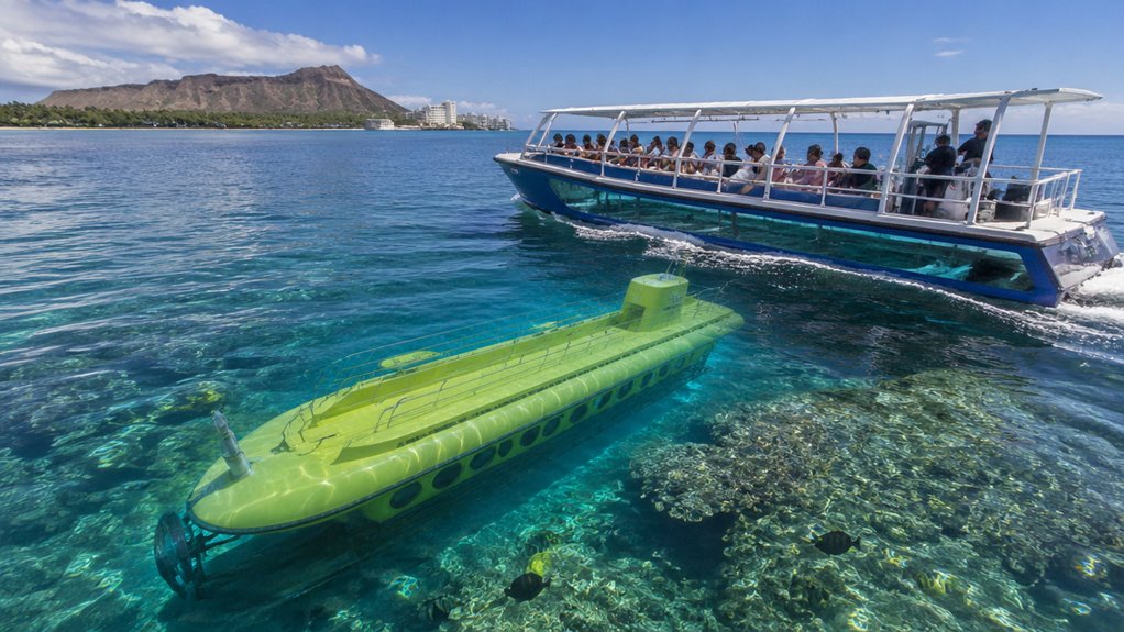 glass boat versus submarine