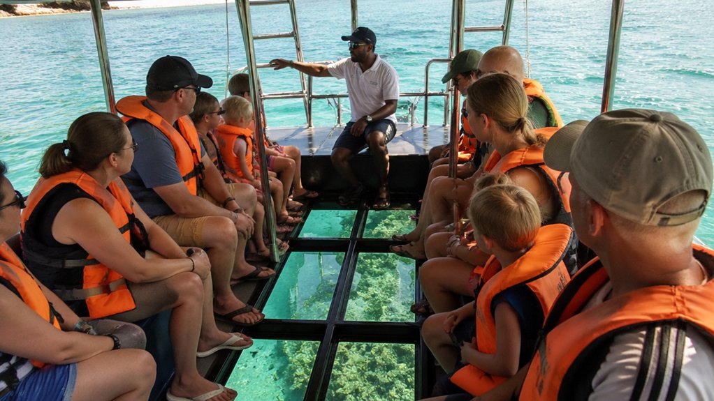 glass bottom boat safety tips