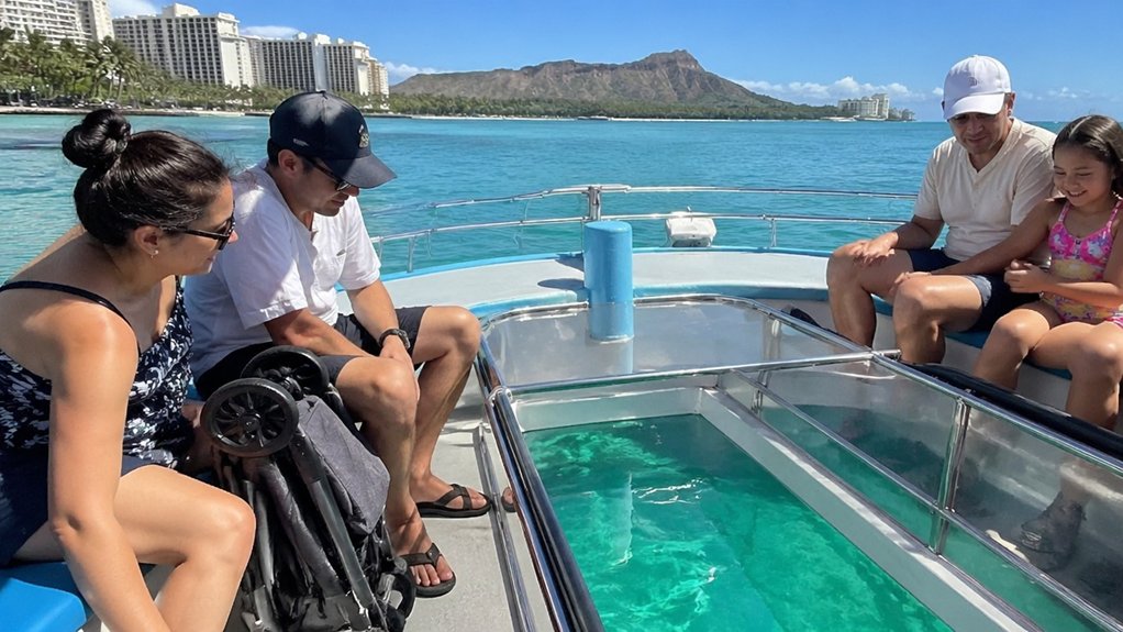 glass bottom boat stroller tips