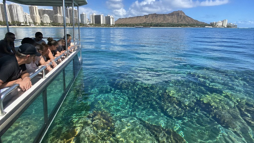 morning sailings clearer water